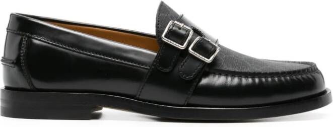 Gucci GG Supreme leather loafers Black