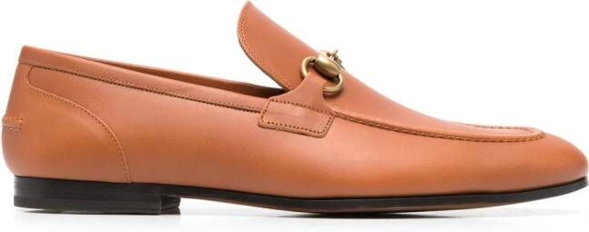 Gucci Horsebit leather loafers Brown