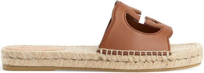 Gucci Interlocking G espadrilles Brown - Picture 2