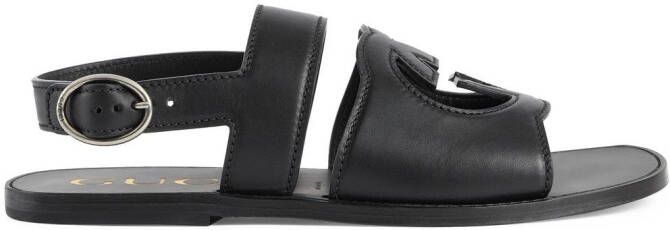 Gucci Interlocking G sandals Black