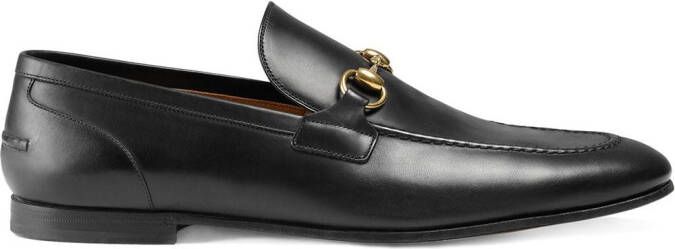 Gucci Jordaan leather loafers Black