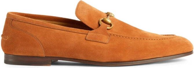 Gucci Jordaan leather loafers Brown