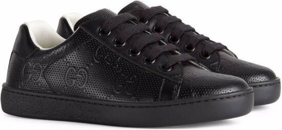 Gucci Kids Ace low-top sneakers Black
