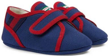 Gucci Kids Tennis 1977 canvas pre-walkers Blue