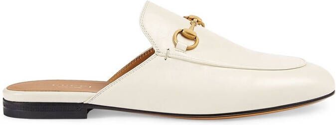 Gucci Princetown leather mules White
