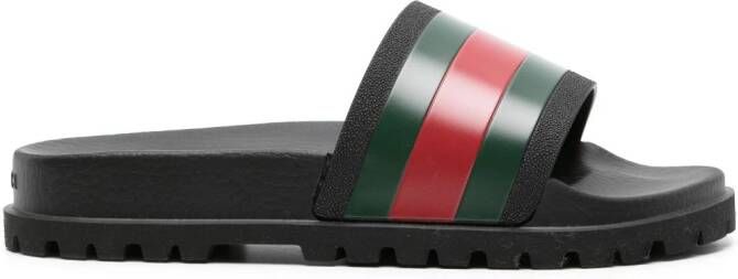 Gucci Pursuit web slides Black