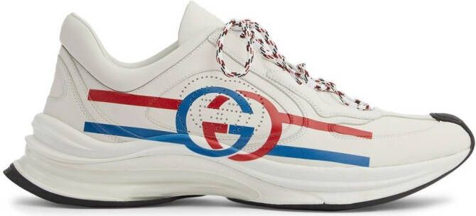 Gucci Run leather sneakers White