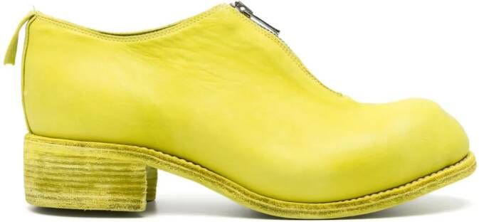 Guidi Pl0fz 45mm zip-up boots Green