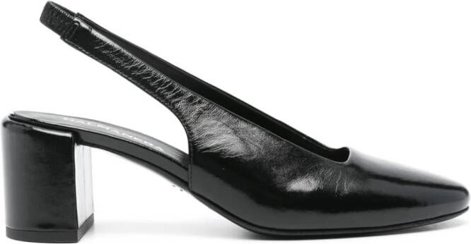 Halmanera Bali21 65mm leather pumps Black