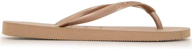 Havaianas Slim textured flip-flops Brown