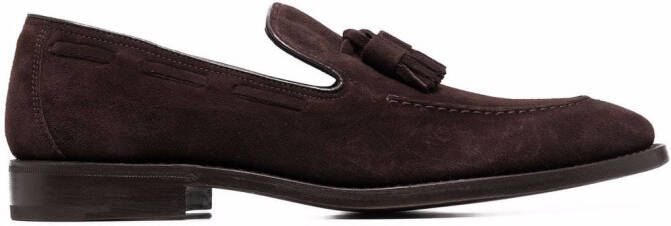 Henderson Baracco almond-toe tassel detail loafers Brown