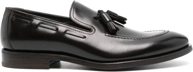 Henderson Baracco tassel-detail leather loafers Brown