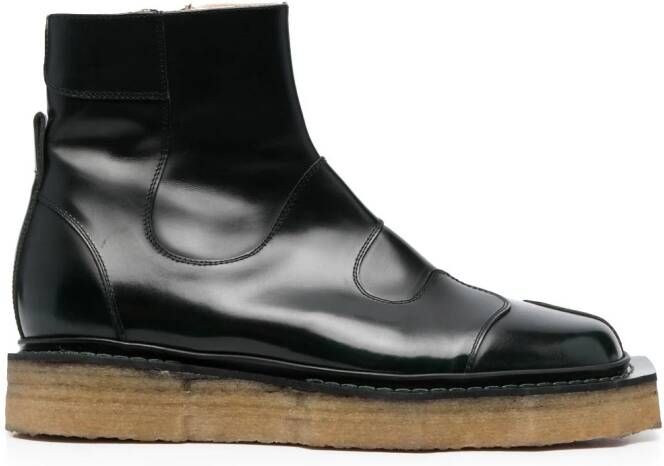 Henrik Vibskov Enzo driver ankle boots Green