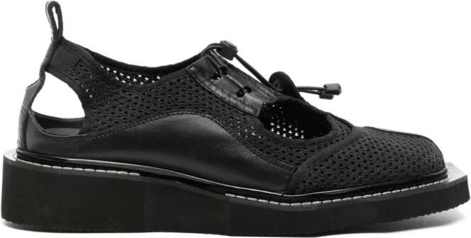 Henrik Vibskov Riviera mesh sandals Black