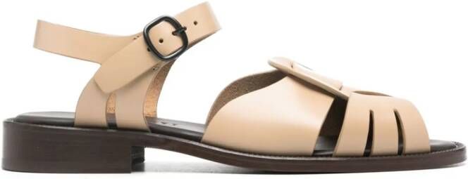 Hereu Ancora leather sandals Neutrals