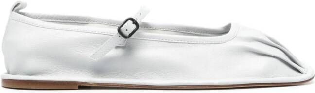 Hereu Dansa leather ballerina shoes Grey