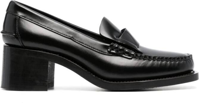 Hereu Sineu 50mm leather loafers Black