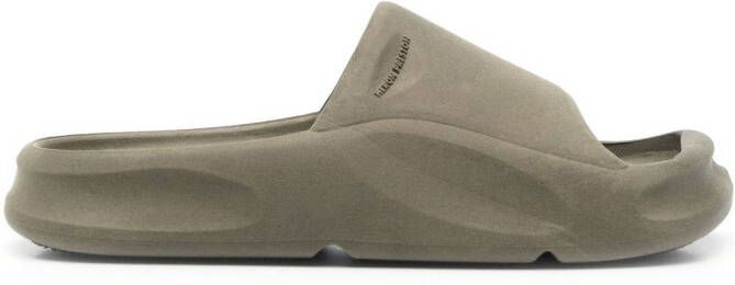 Heron Preston Eco Moulded open-toe slides Green