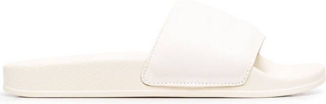 Heron Preston tonal logo debossed slides Neutrals