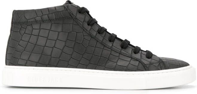 Hide&Jack Essence Croco sneakers Black