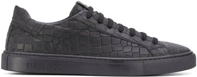 Hide&Jack Essence Croco sneakers Black