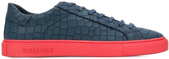 Hide&Jack Essence Croco sneakers Blue