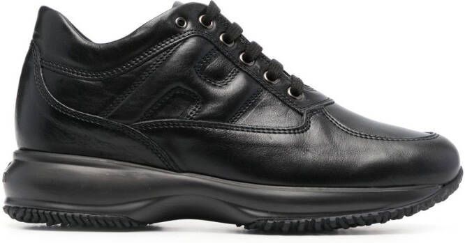 Hogan chunky lace-up sneakers Black