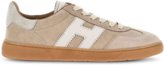 Hogan Cool suede low-top sneakers Neutrals
