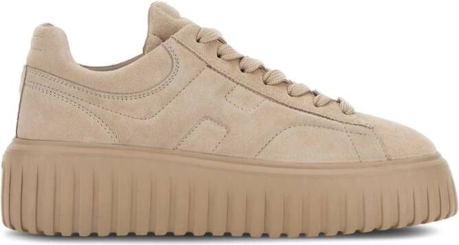 Hogan H-Stripes platform sneakers Neutrals