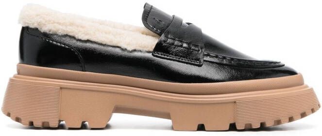 Hogan H629 chunky-soled loafers Black