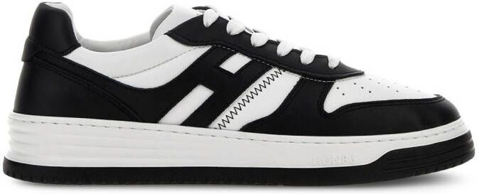 Hogan H630 perforated low-top sneakers Black