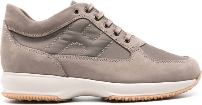 Hogan Interactive panelled sneakers Neutrals