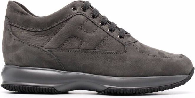 Hogan Interactive suede sneakers Grey