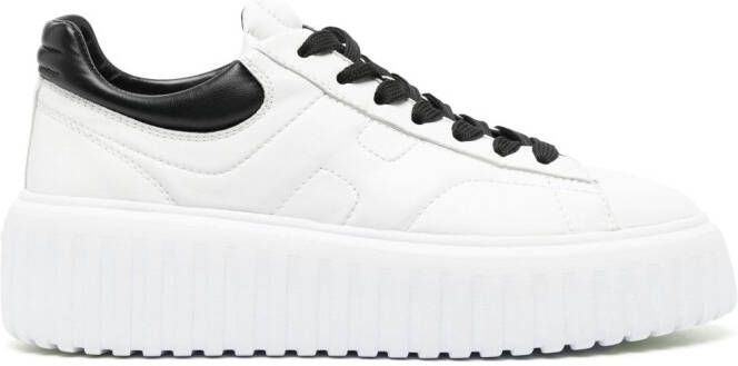 Hogan logo-embroidered low-top sneakers White