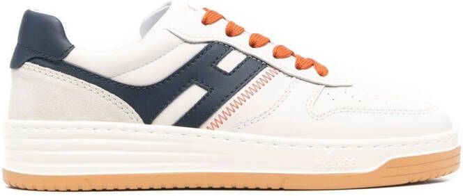 Hogan logo-patch low-top sneakers Neutrals