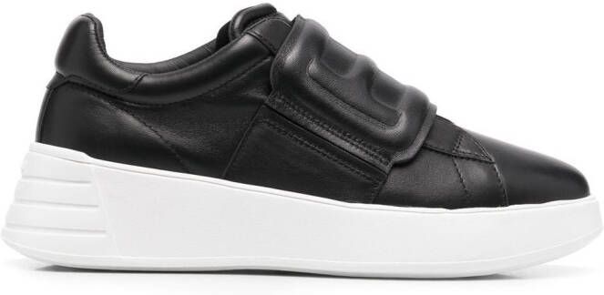 Hogan Rebel low-top slip-on sneakers Black