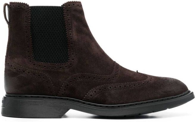 Hogan slip-on Chelsea boots Brown