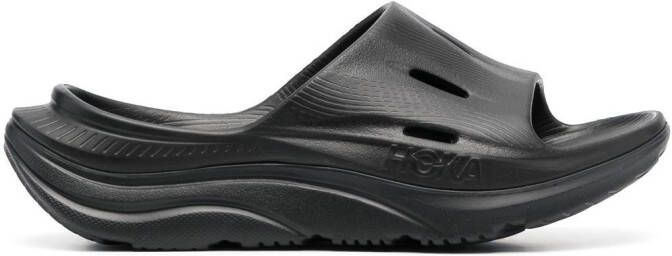 HOKA Ora Recovery slides Black