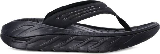 HOKA Ora Recovery flip flops Black