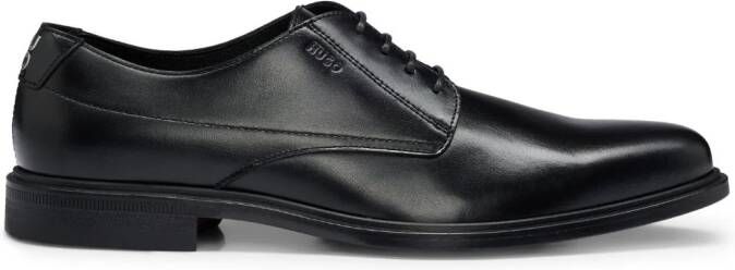 HUGO Kerr leather derby shoes Black