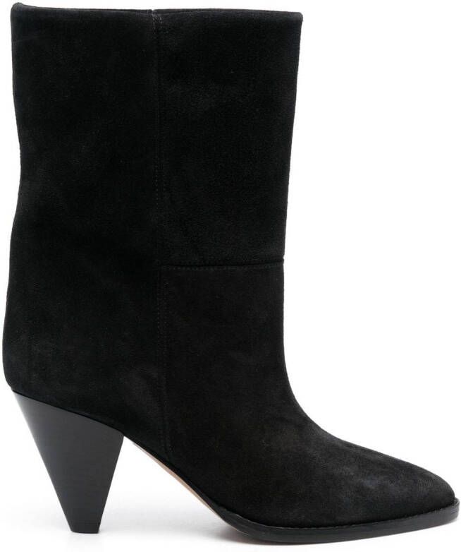 ISABEL MARANT 75mm Rouxa suede boots Black