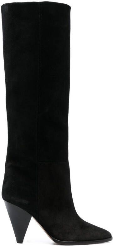 ISABEL MARANT Ririo 90mm suede boots Black