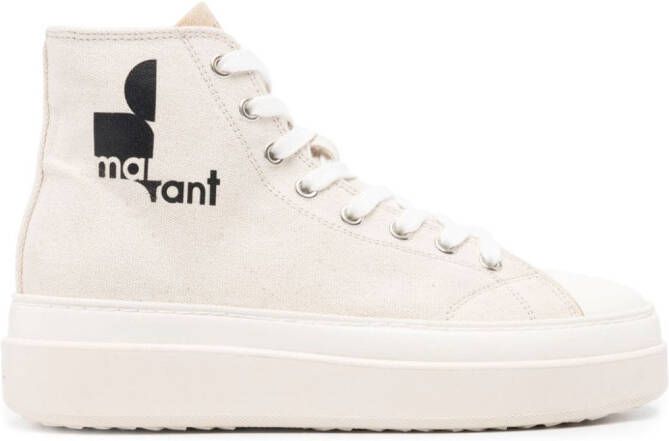 ISABEL MARANT Austen high-top sneakers Neutrals