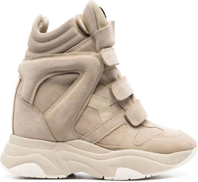 ISABEL MARANT Balskee concealed-wedge sneakers Neutrals