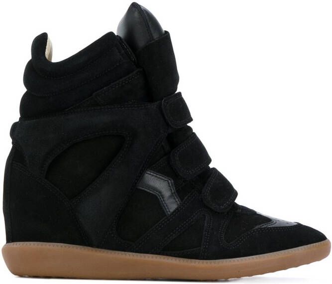 ISABEL MARANT Bekett hidden-wedge sneakers Black