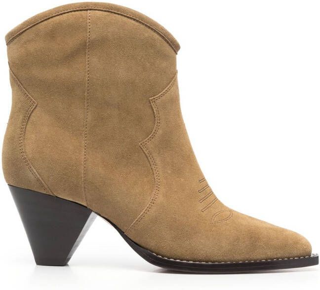 ISABEL MARANT Darizo cowboy boots Neutrals