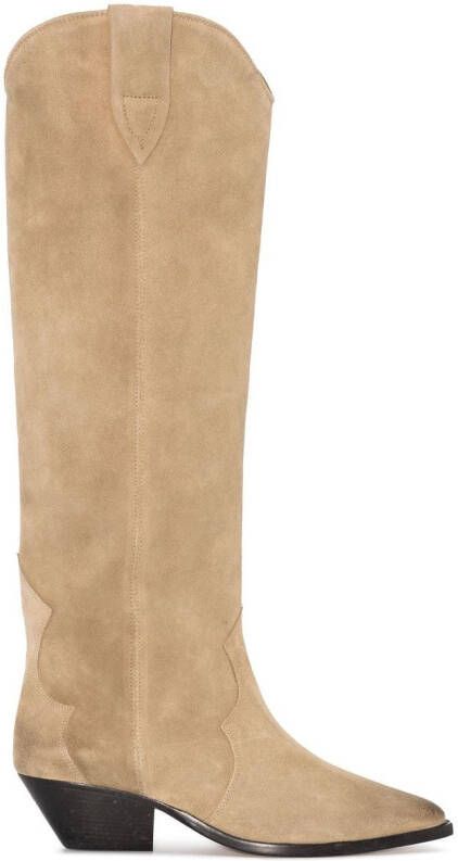 ISABEL MARANT Denvee cowboy boots Neutrals