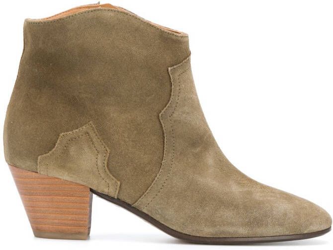 ISABEL MARANT Dicker ankle boots Green
