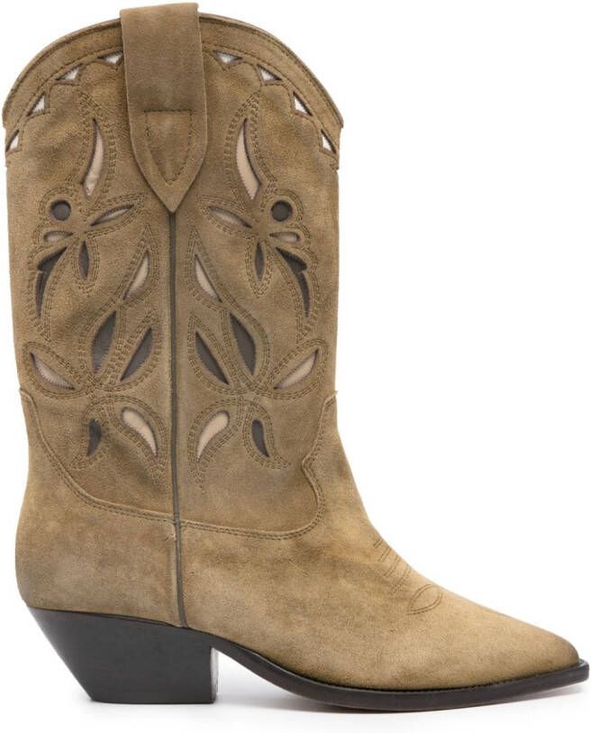 ISABEL MARANT Duerto Western boots Neutrals