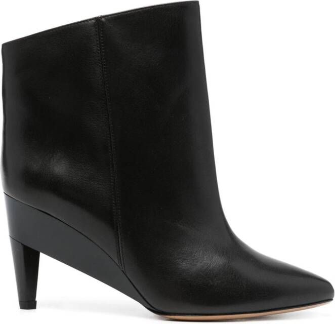 ISABEL MARANT Dylvee 80mm pointed-toe boots Black